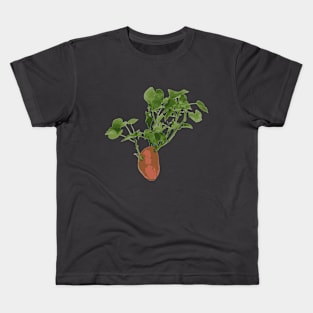 Classic Sweet Potato and Vine for Plant Lover Kids T-Shirt